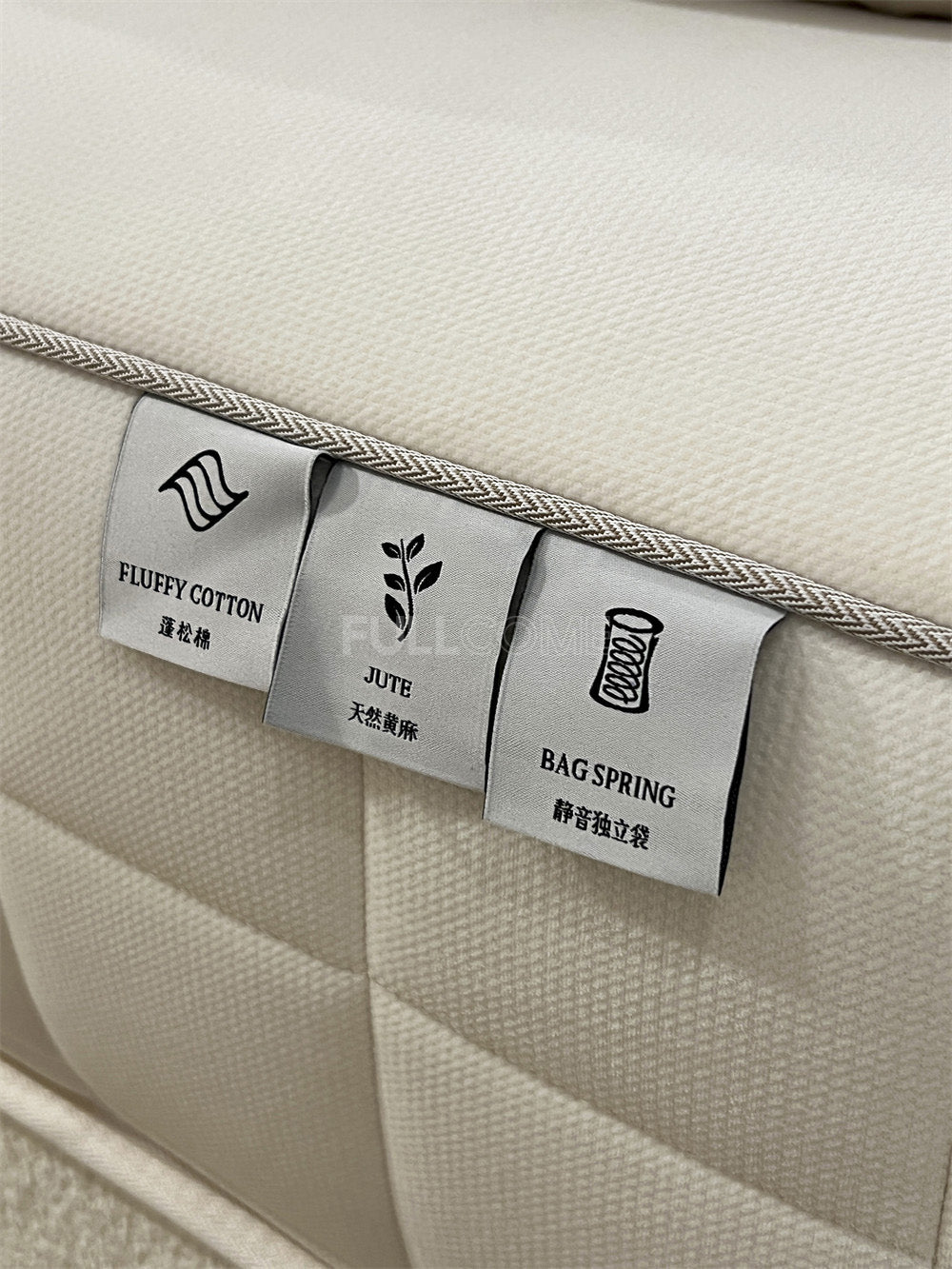 The Ivory Rosette Mattress