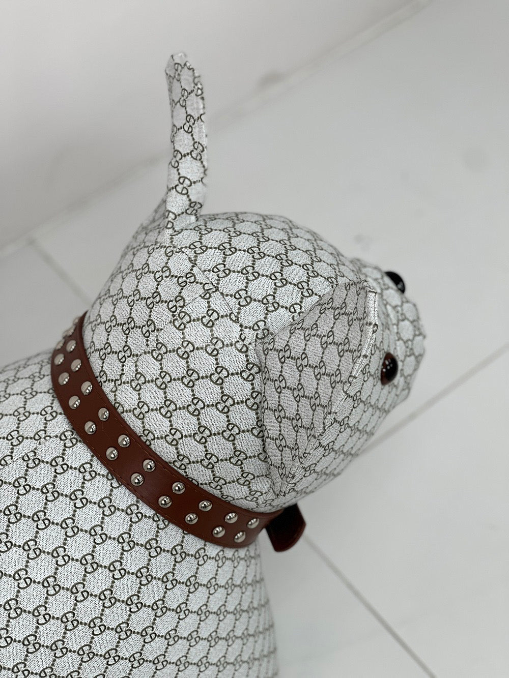 The Studded Collar Bulldog Stool