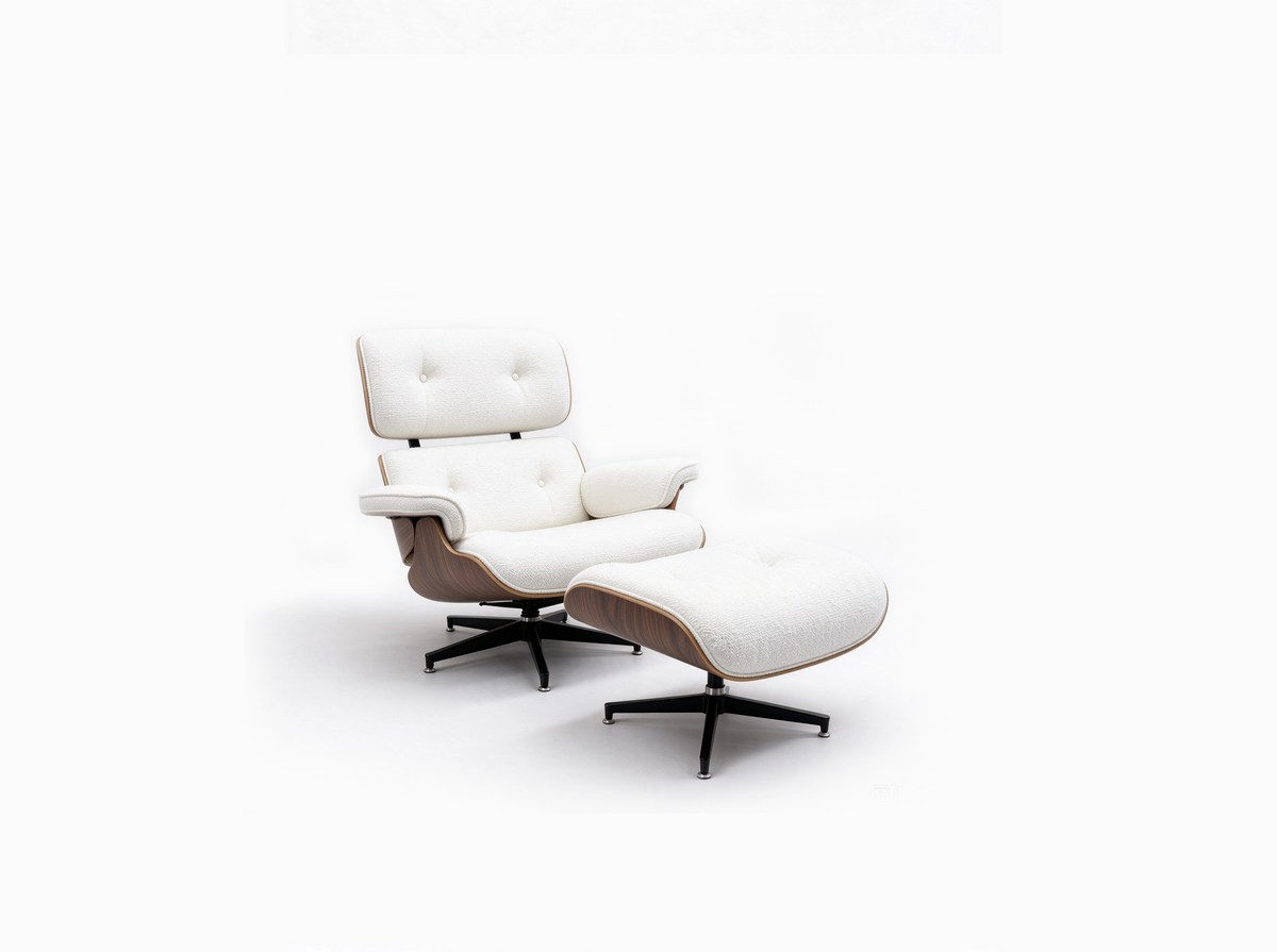 Eames Armchair - Cloth / Wood