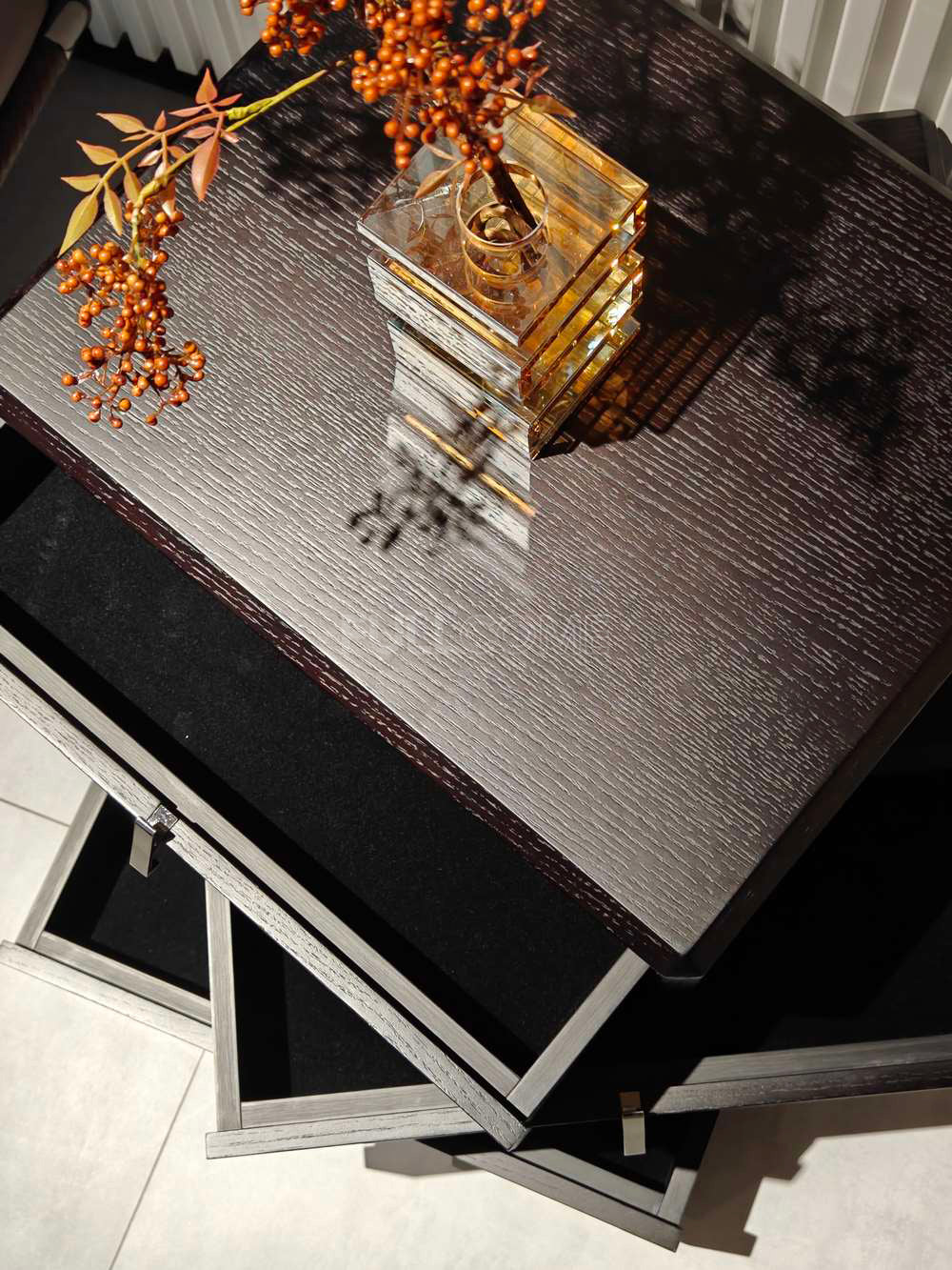 The Staggered Stack Nightstand