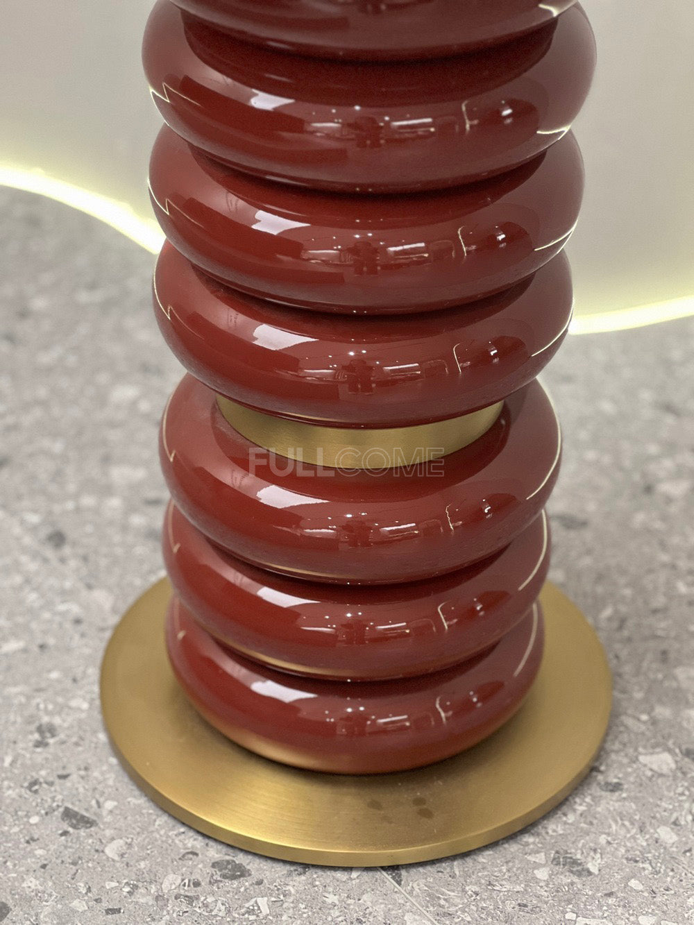 The Stacked-Ring Round Side Tables