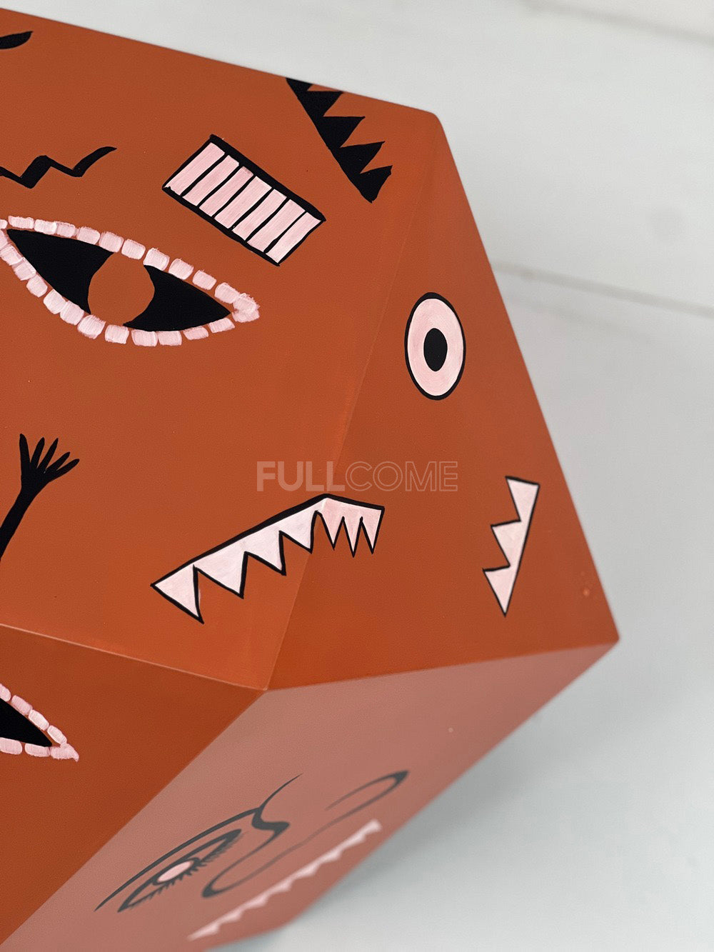 The Painted Face Side Table