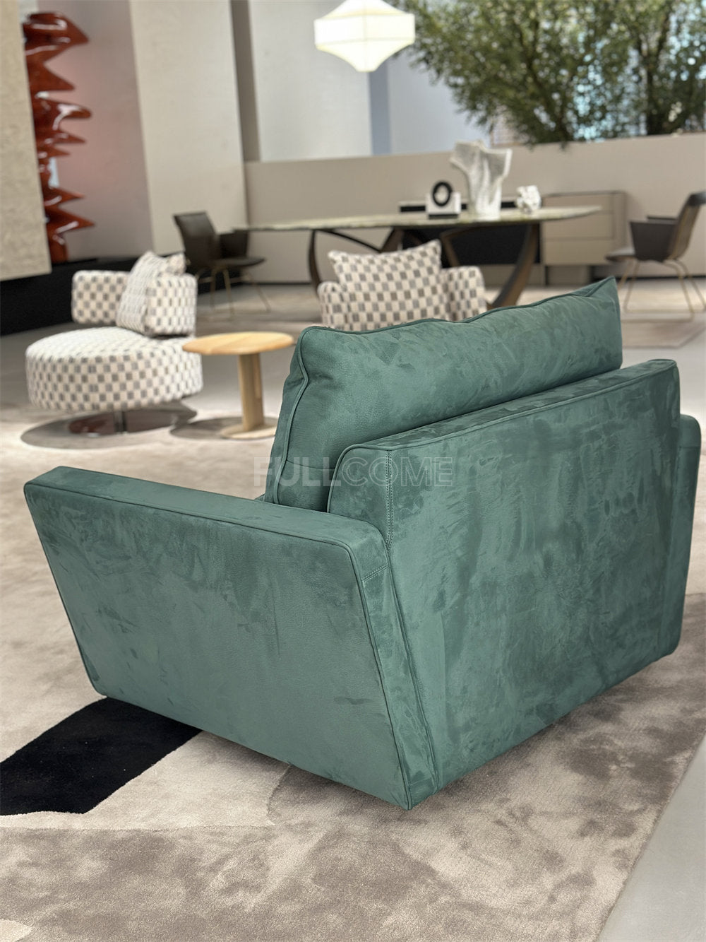 The Loop Button Lounge Chair