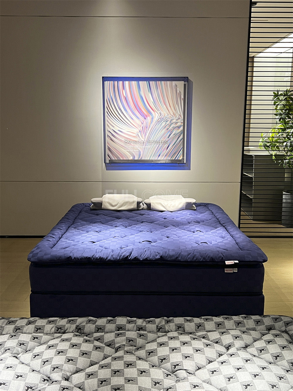 The Indigo Check Mattress