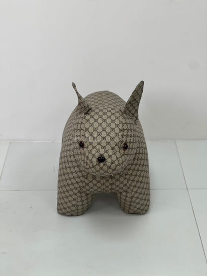 The Studded Collar Bulldog Stool