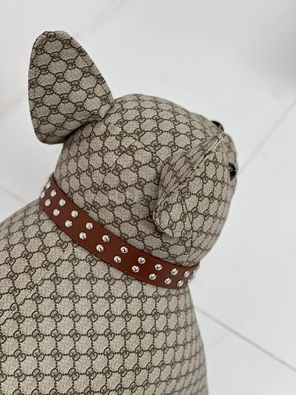 The Studded Collar Bulldog Stool