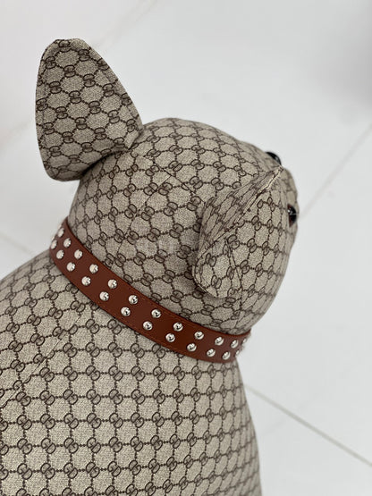 The Studded Collar Bulldog Stool