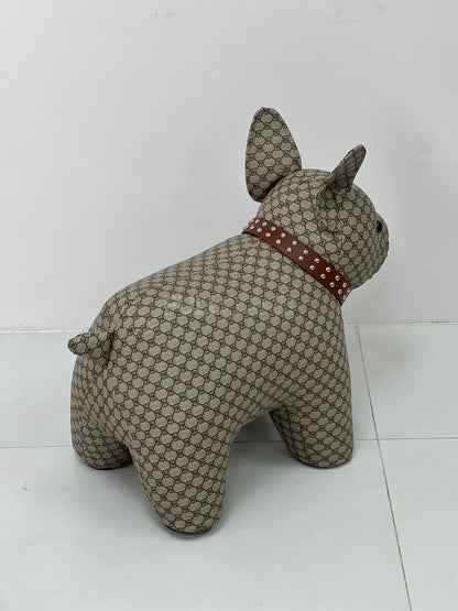 The Studded Collar Bulldog Stool