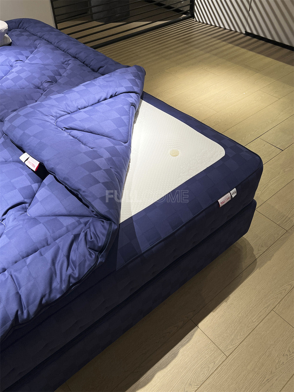 The Indigo Check Mattress