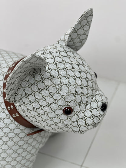 The Studded Collar Bulldog Stool