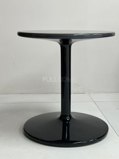 The High Gloss Round Side Table