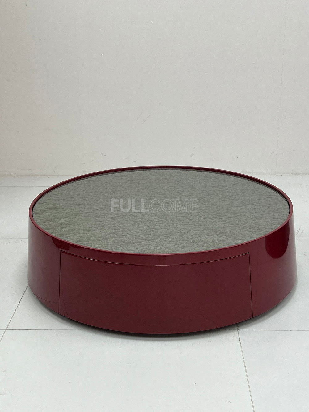 The Tapered Gloss Drum Coffee Table