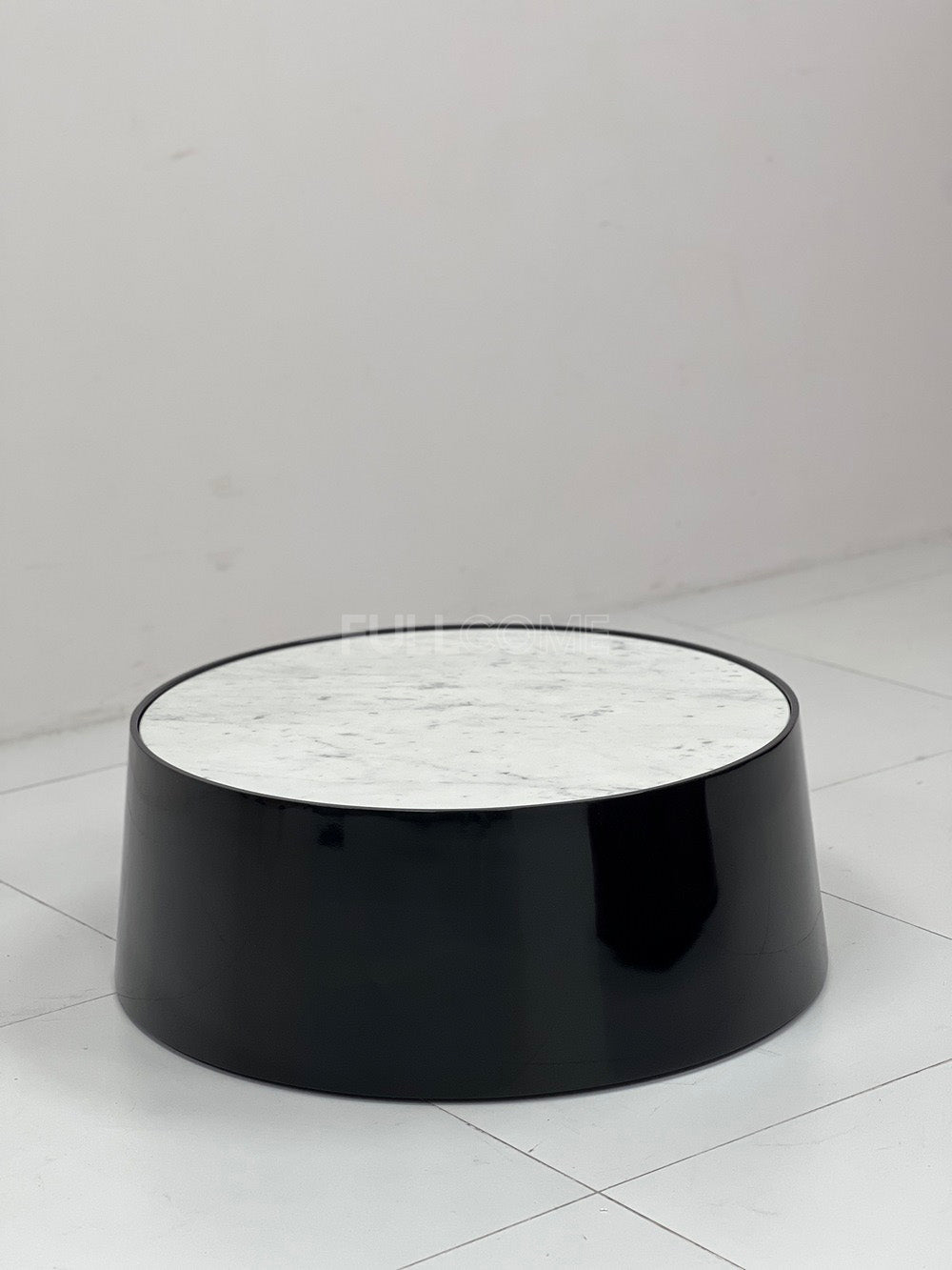 The Tapered Gloss Drum Coffee Table