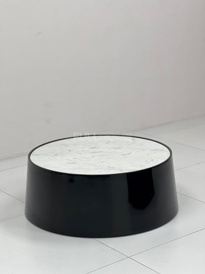 The Tapered Gloss Drum Coffee Table