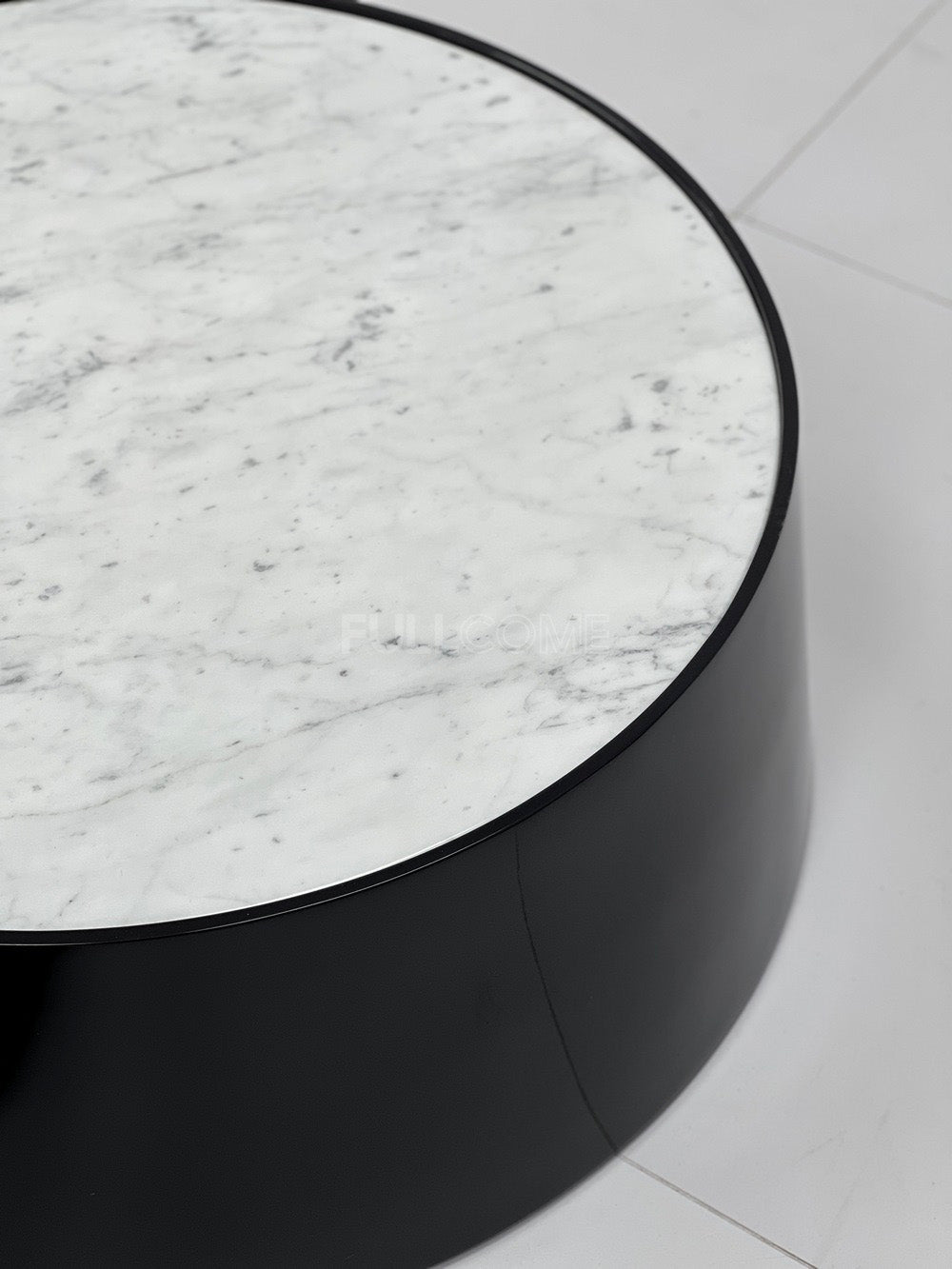The Tapered Gloss Drum Coffee Table