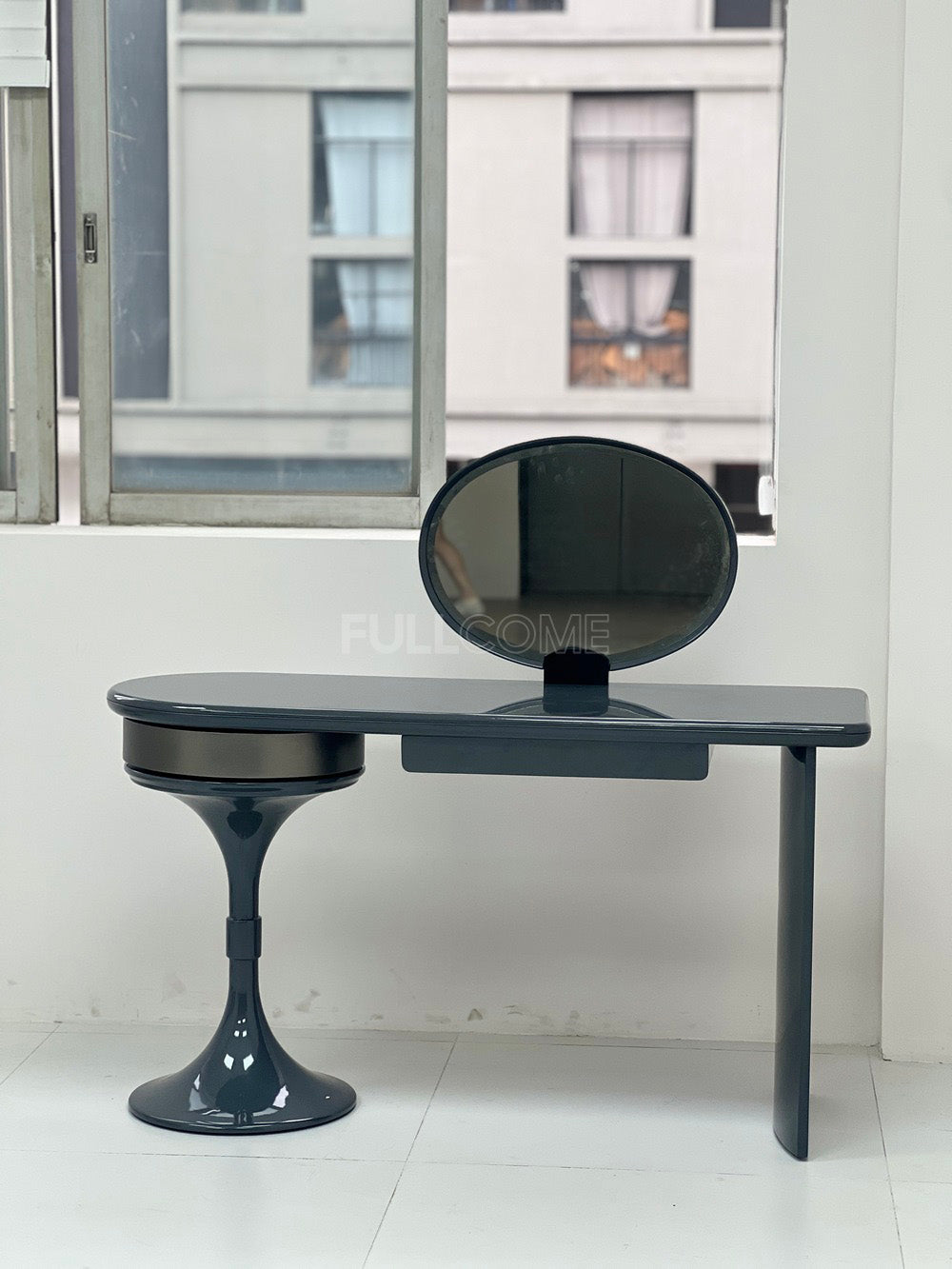 The Trumpet-Pedestal Vanity