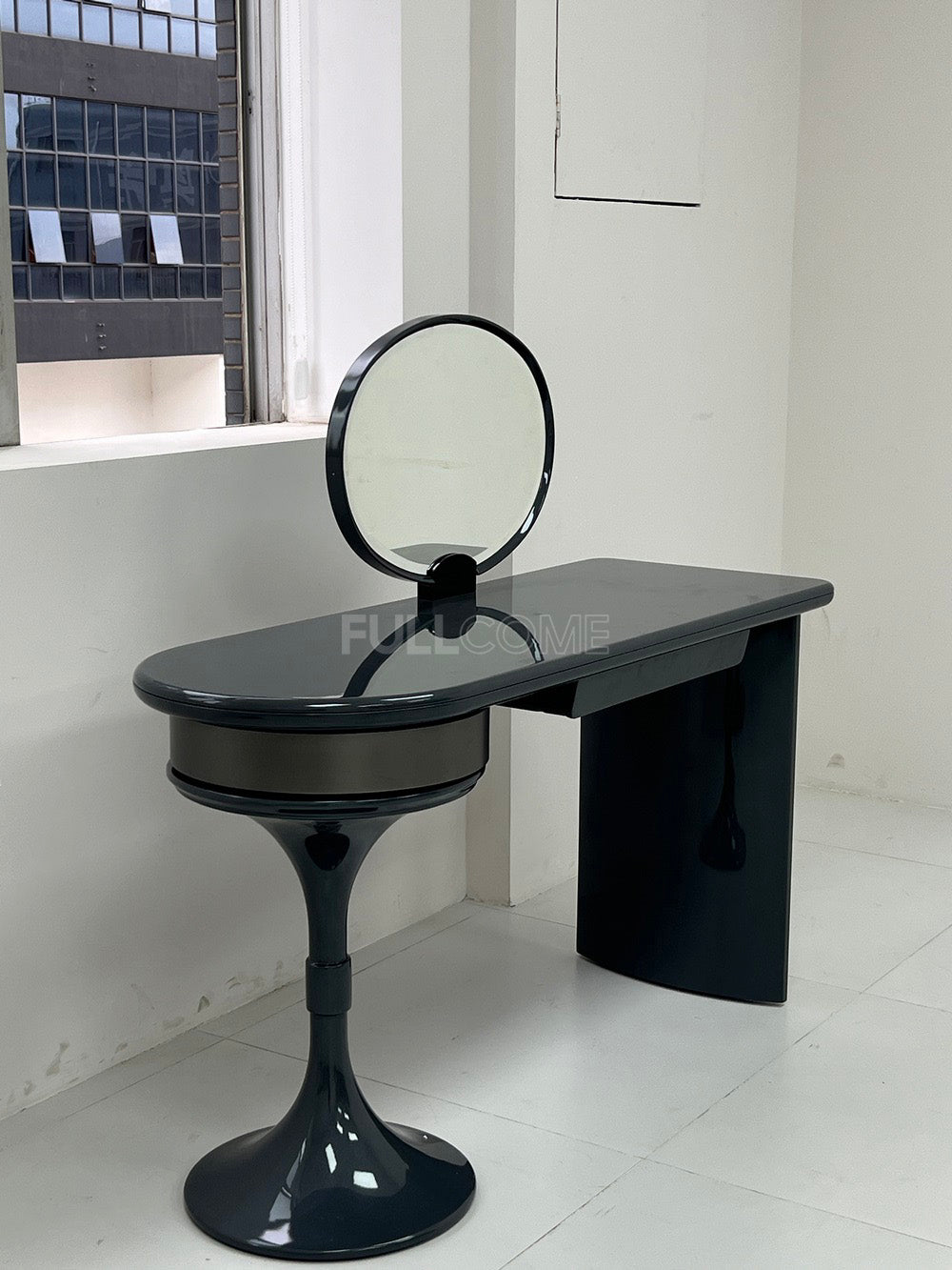 The Trumpet-Pedestal Vanity