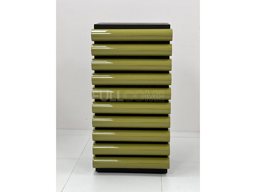 The Olive Pillow-Front Tallboy