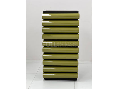 The Olive Pillow-Front Tallboy