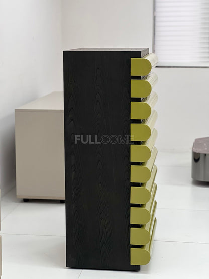 The Olive Pillow-Front Tallboy