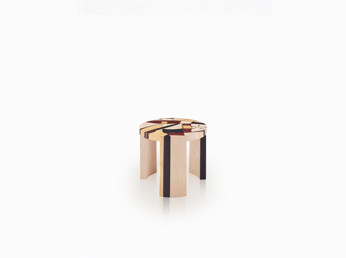 Marquetry Side Table