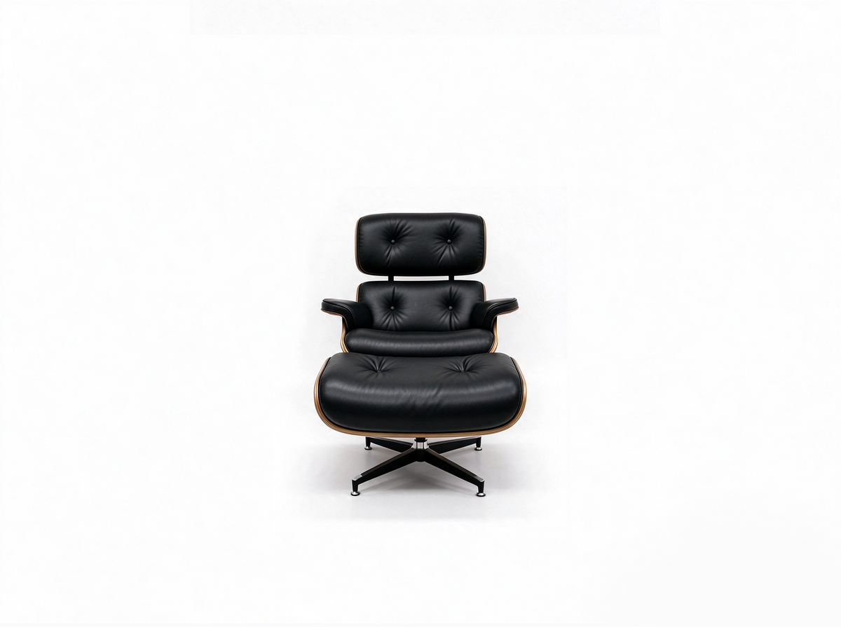 Eames Armchair - Leather / Wood