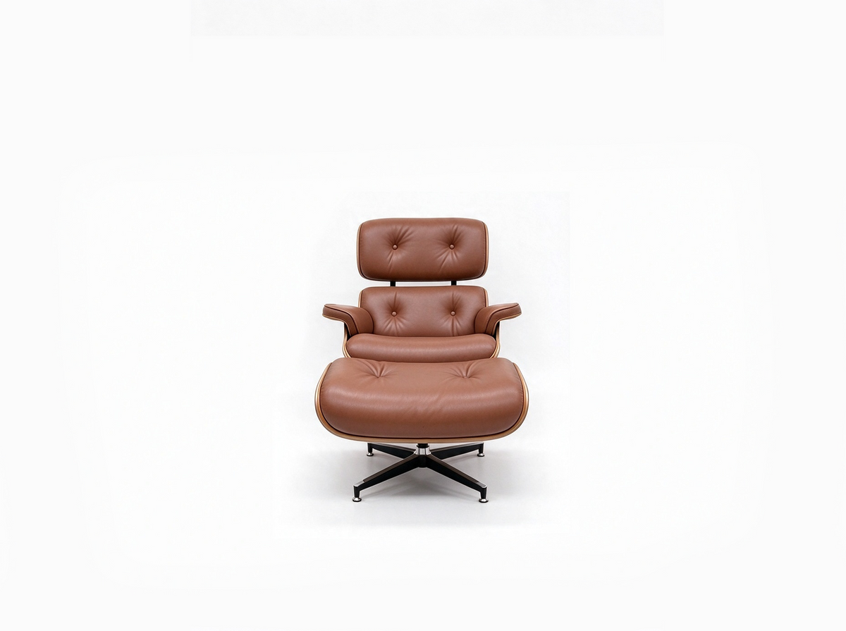 Eames Armchair - Leather / Wood