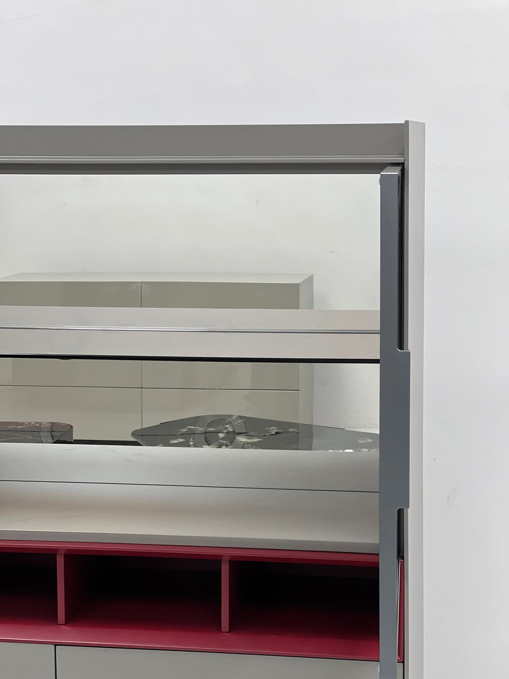 The Red Cubby Cabinet