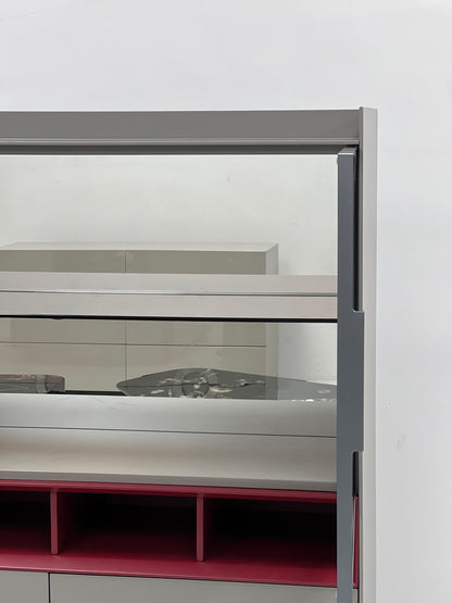 The Red Cubby Cabinet