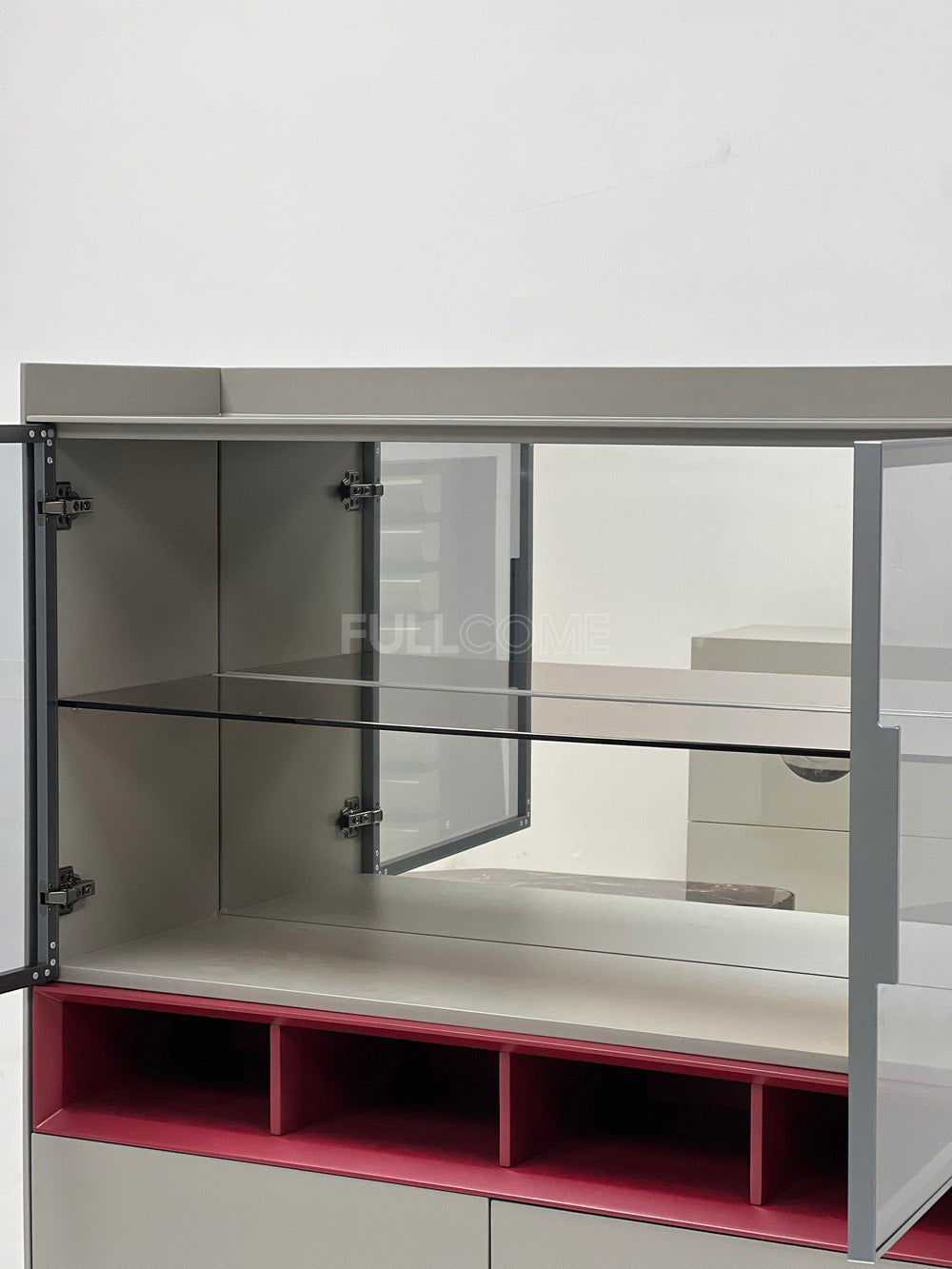 The Red Cubby Cabinet