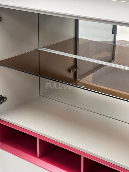 The Red Cubby Cabinet