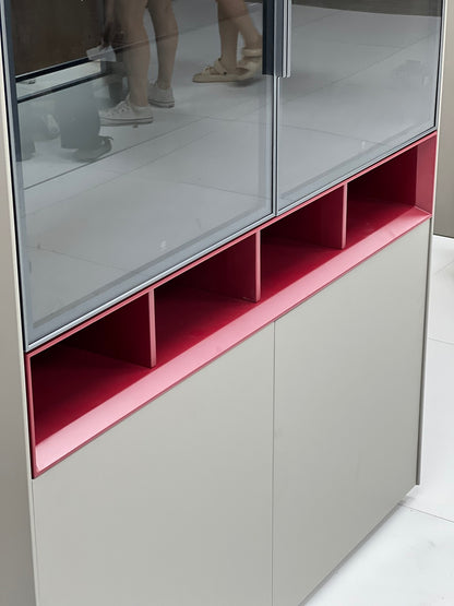 The Red Cubby Cabinet