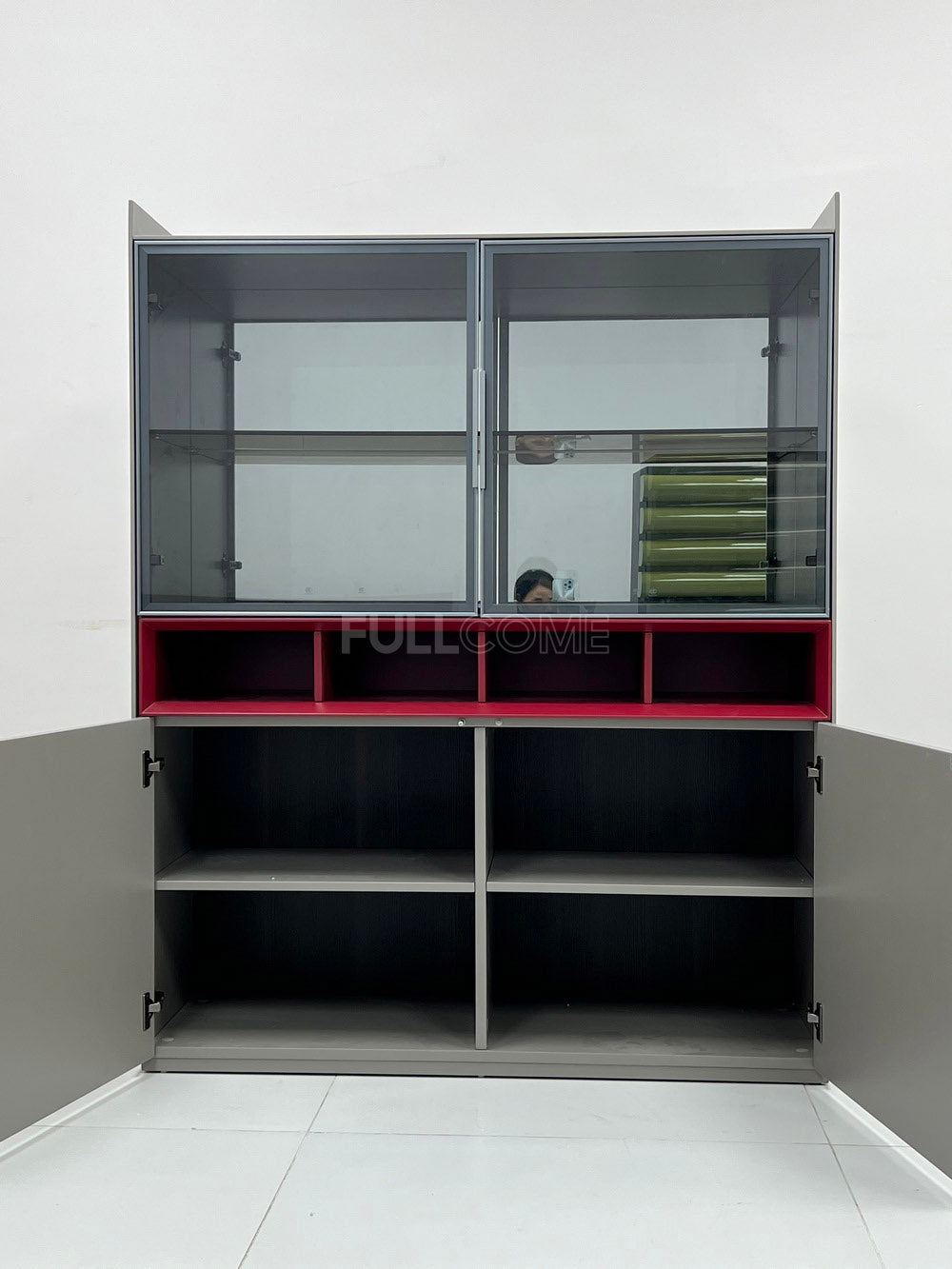 The Red Cubby Cabinet