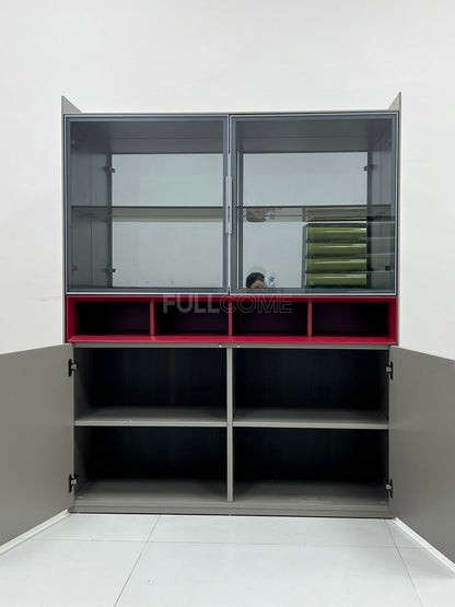 The Red Cubby Cabinet