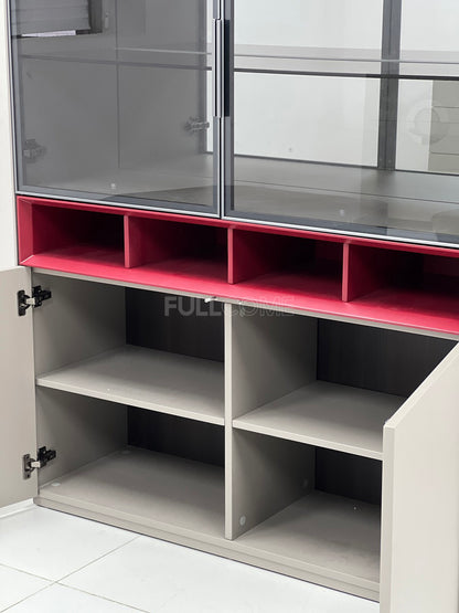 The Red Cubby Cabinet