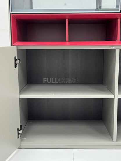 The Red Cubby Cabinet