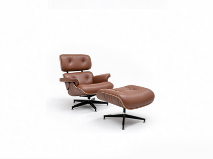 Eames Armchair - Leather / Wood