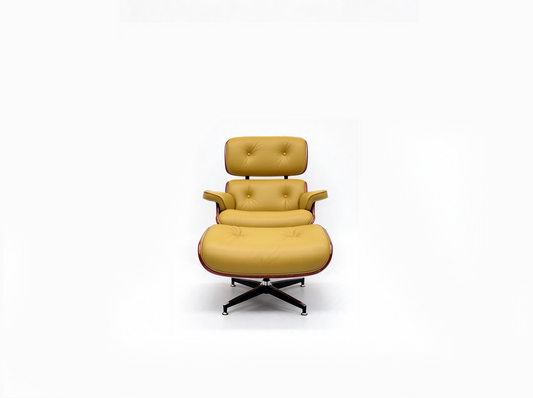 Eames Armchair - Leather / Carbon fiber