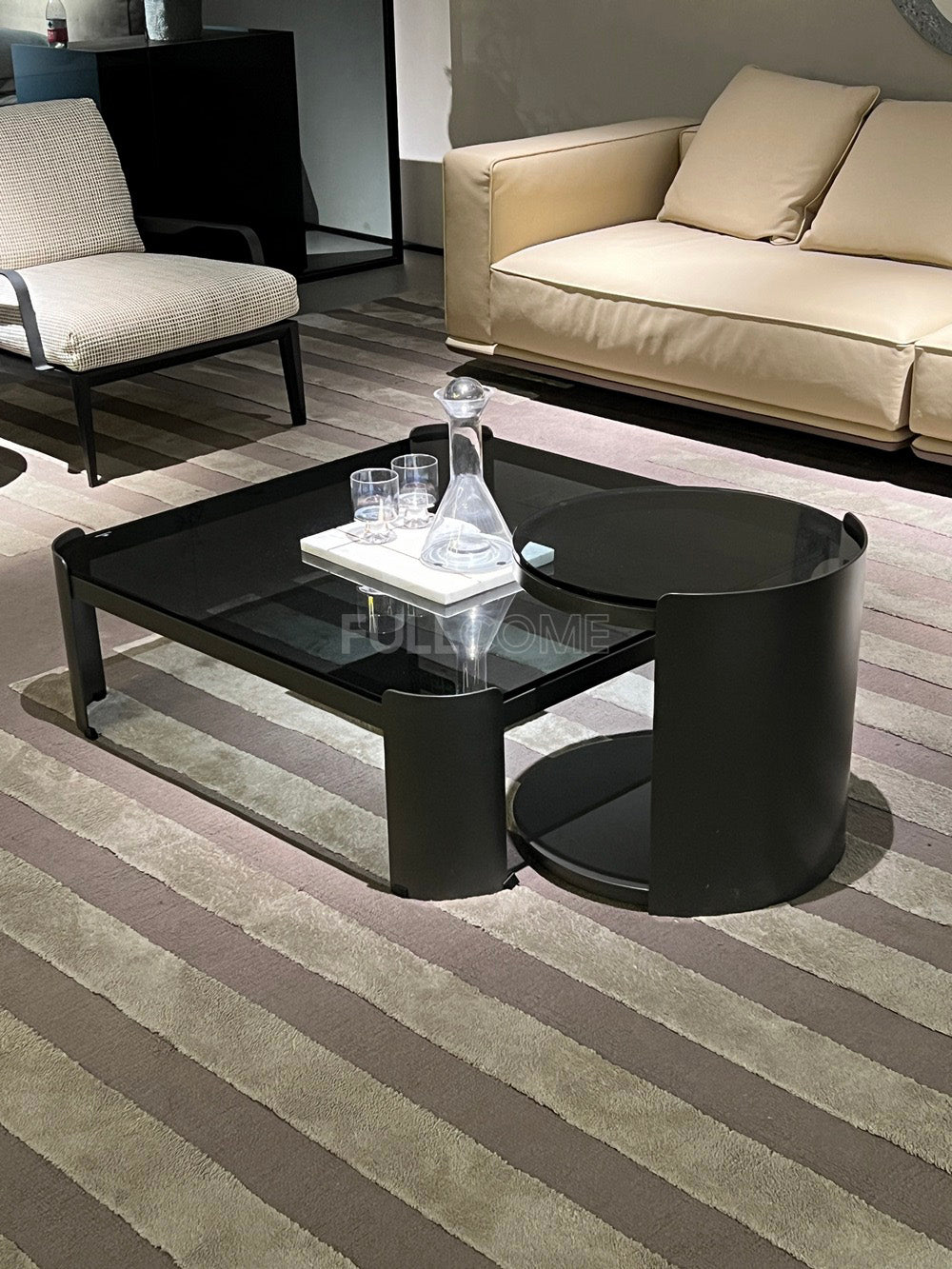 The Glass Blade Coffee Table Set