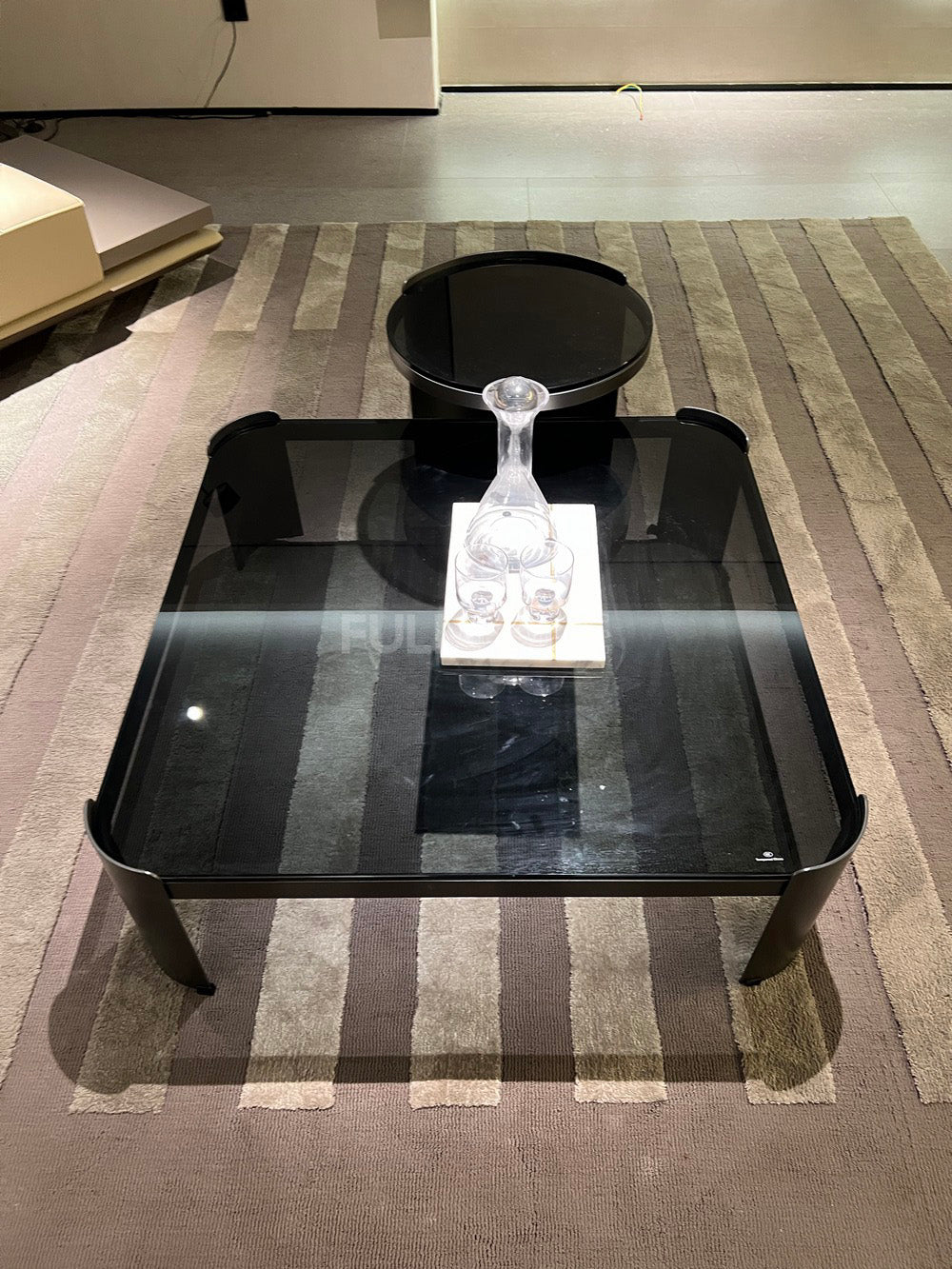The Glass Blade Coffee Table Set
