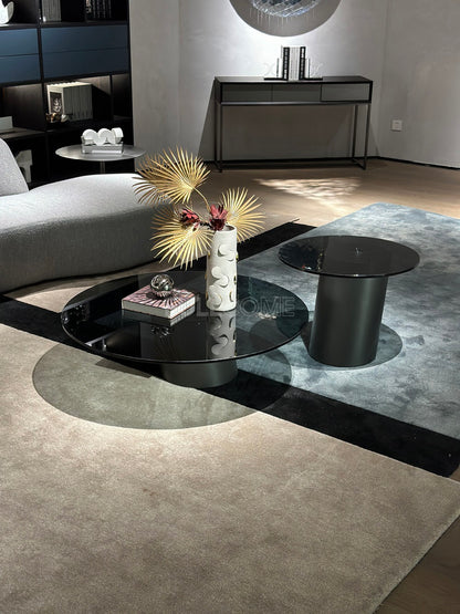 The Drum-Base Coffee Table Set