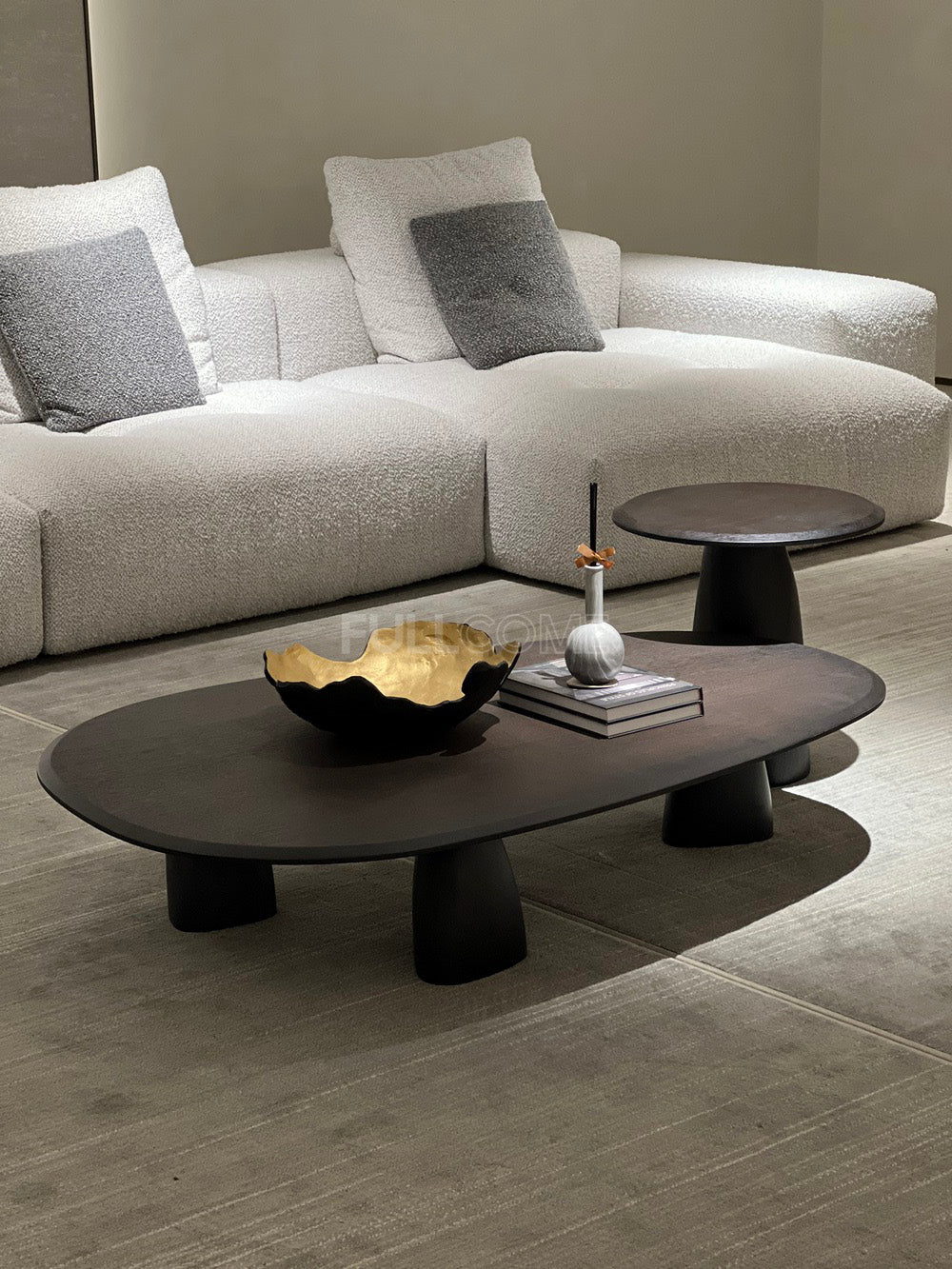 The Smoked Oval Coffee Table