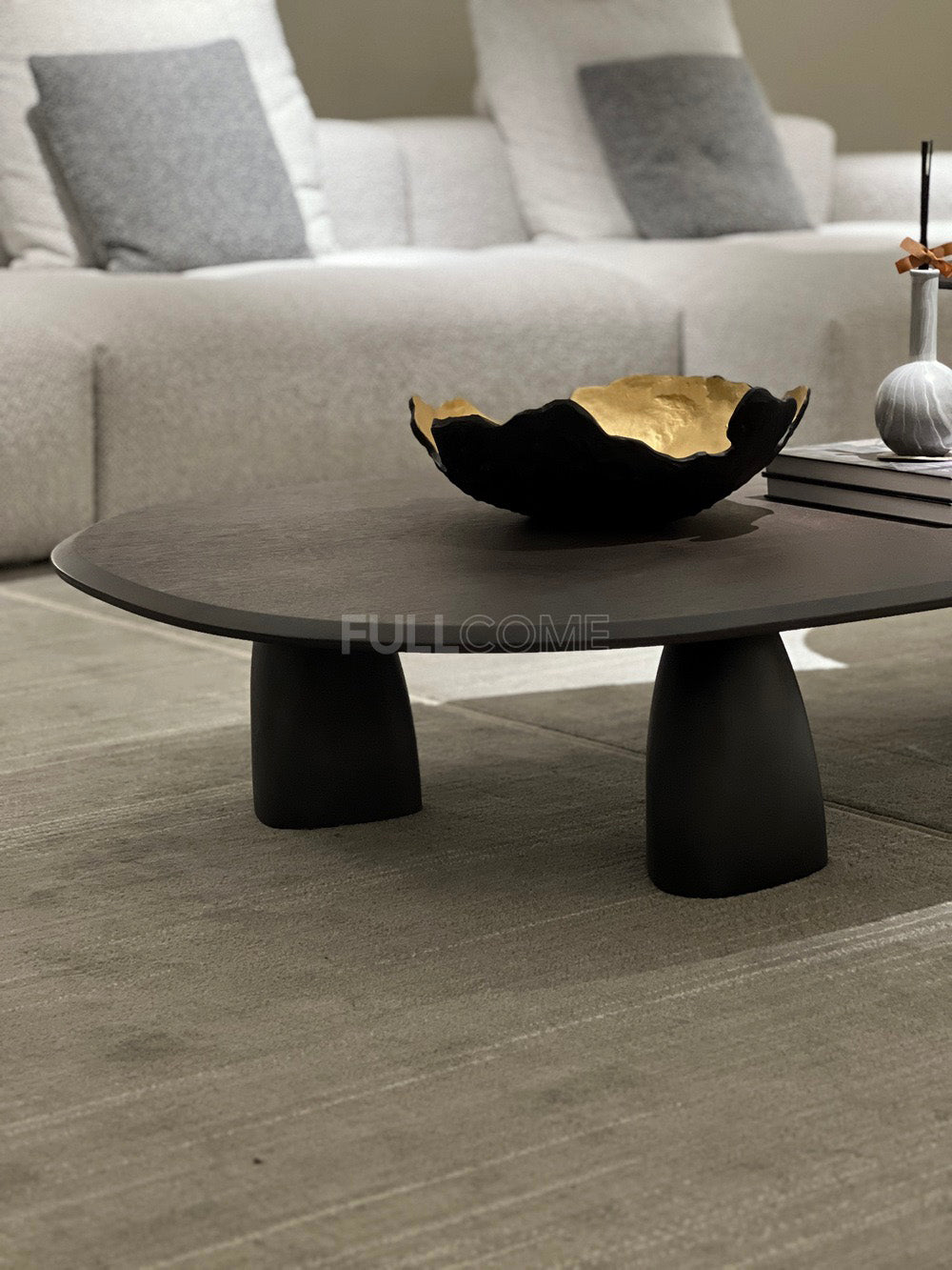 The Smoked Oval Coffee Table