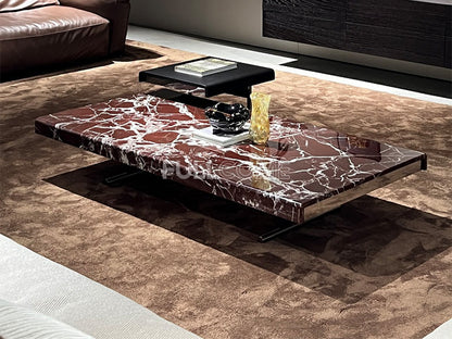 The Wine Red Veined Coffee Table
