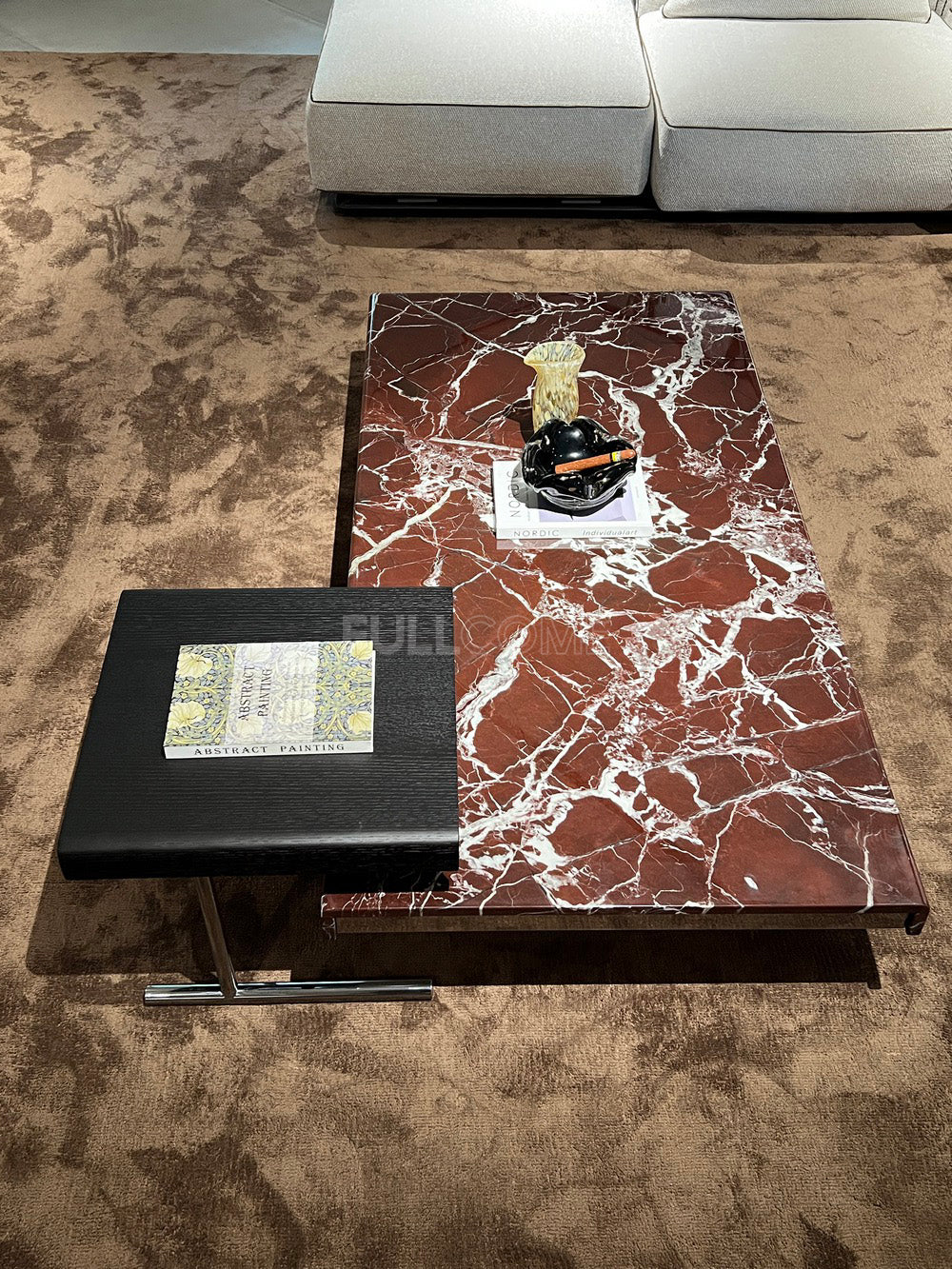 The Wine Red Veined Coffee Table