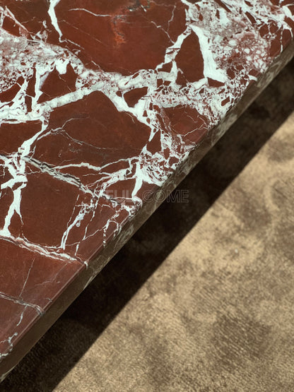 The Wine Red Veined Coffee Table