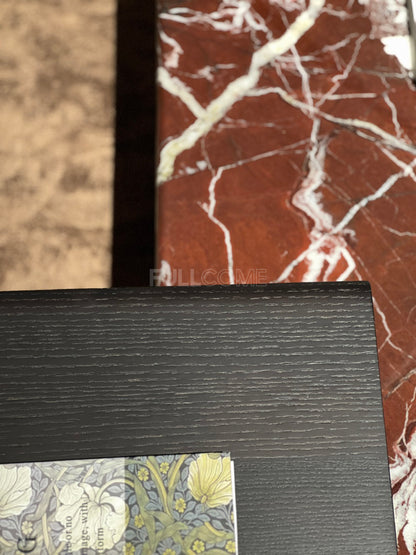 The Wine Red Veined Coffee Table