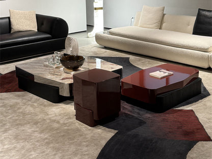 The Claret Column Coffee Table Set