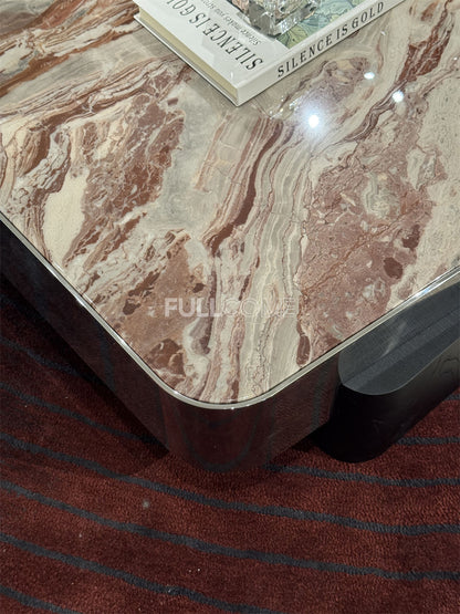 The Claret Column Coffee Table Set