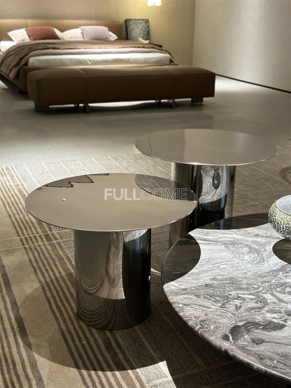 The Mirror Drum Side Table